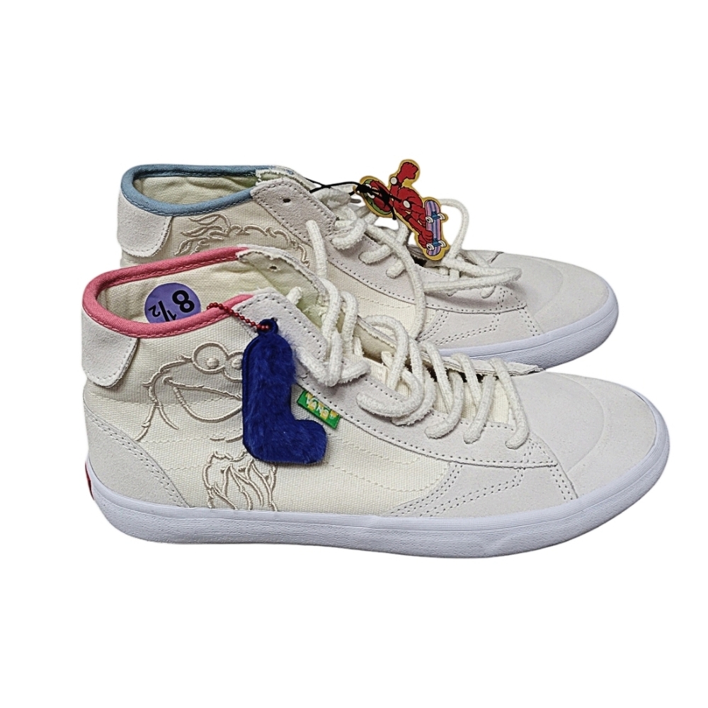 Vans Sesame Street x The Lizzie Embroidered Characters High Top Sneakers No Box - Picture 2 of 14